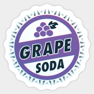 Up Movie Grape Soda bottle cap Sticker